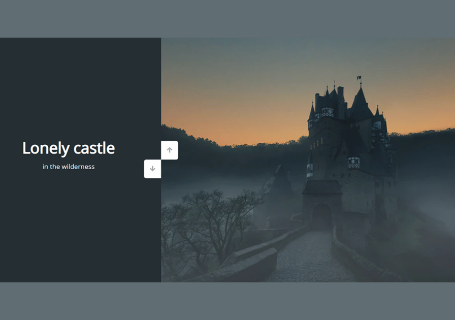Double vertical slider feature Double vertical slider