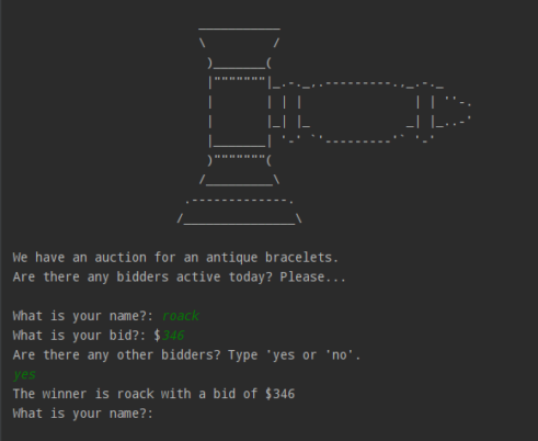 Build an Auction project in Python 3 with Free Source Code