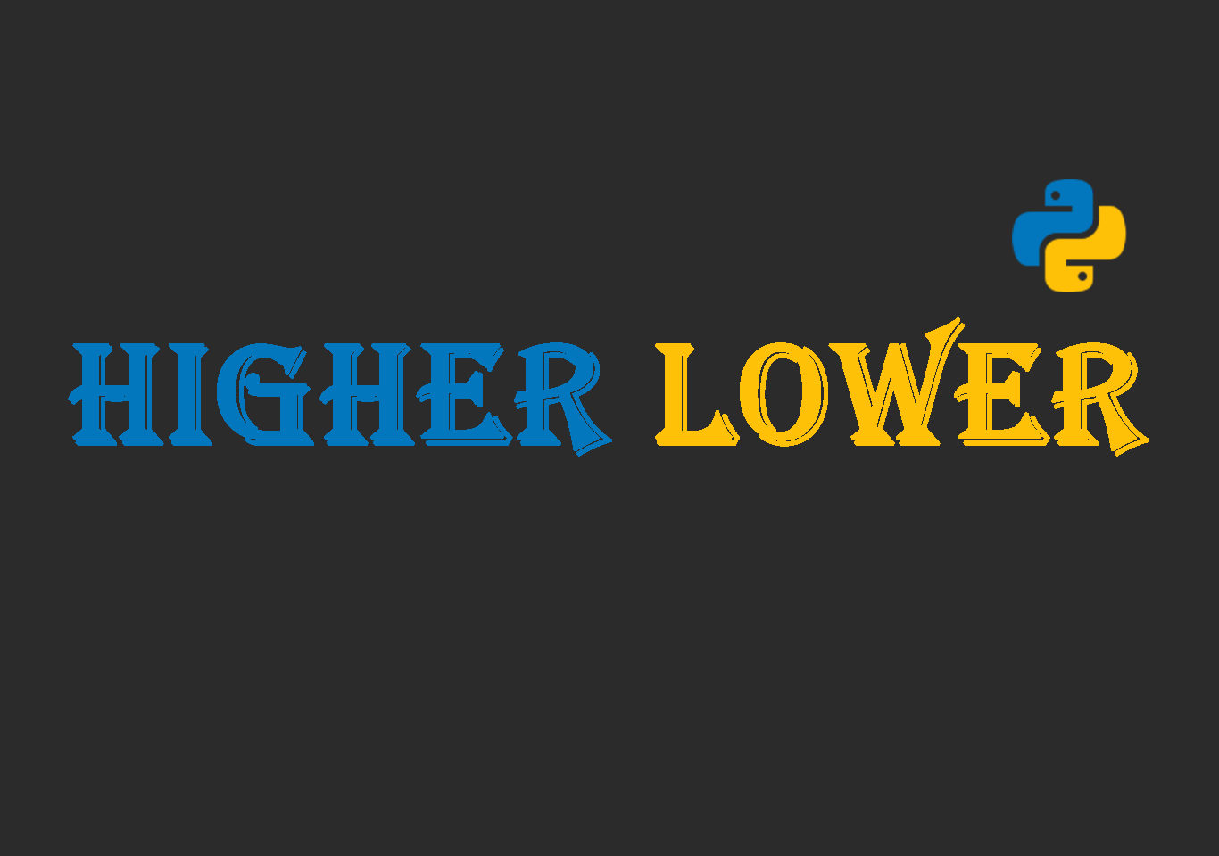 Higher lower game in python with source code