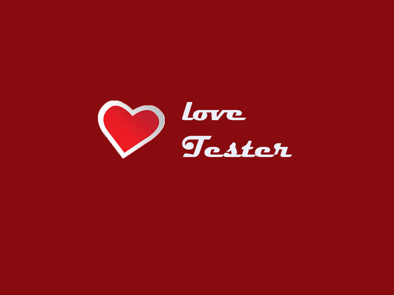 Love tester in python with source code