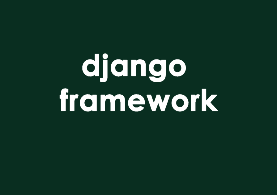 django framework
