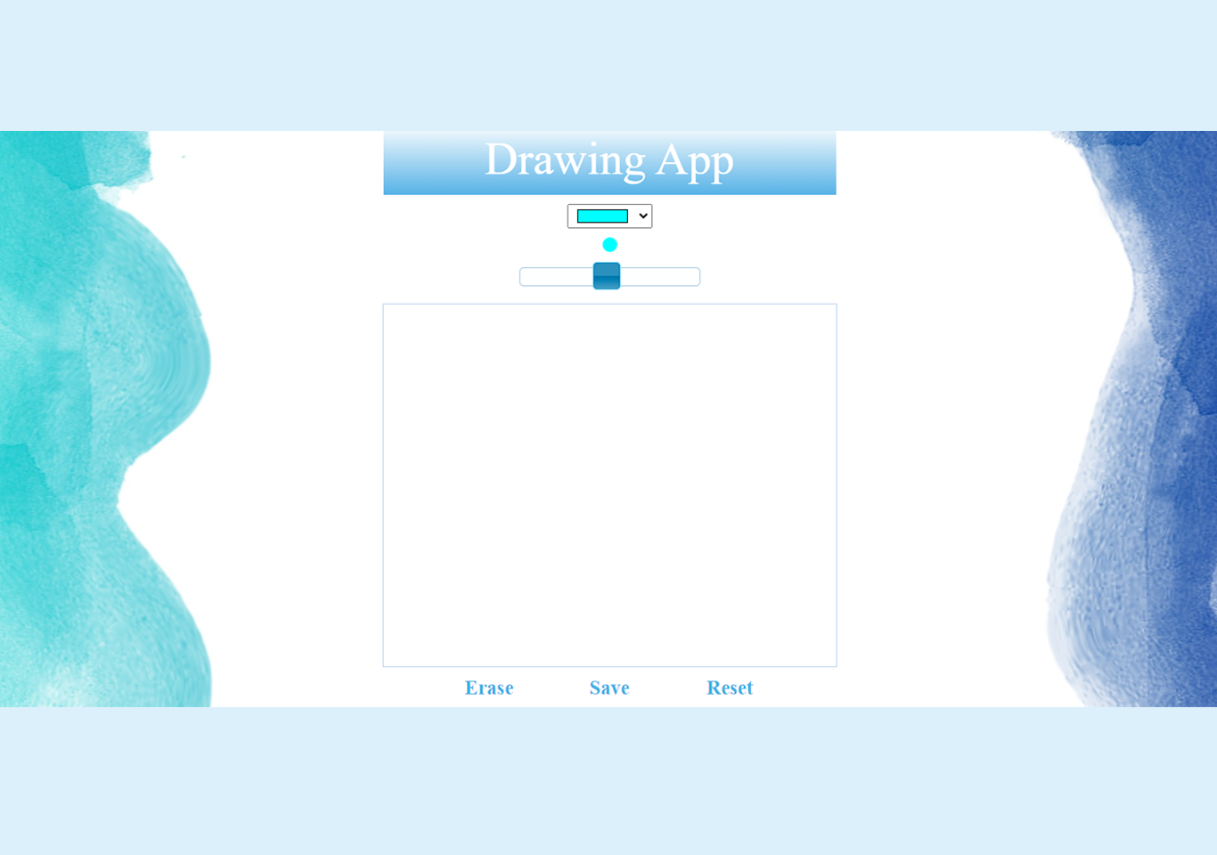 Sketch app in JavaScript with source code