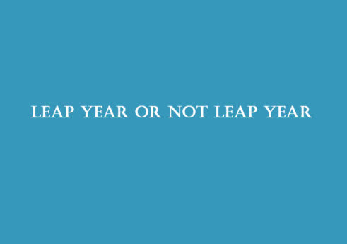 Leap year in python with source code
