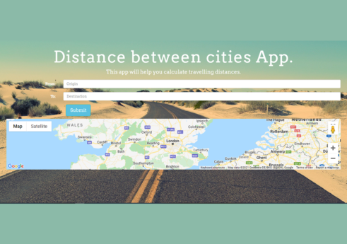 City distance in PHP with source code