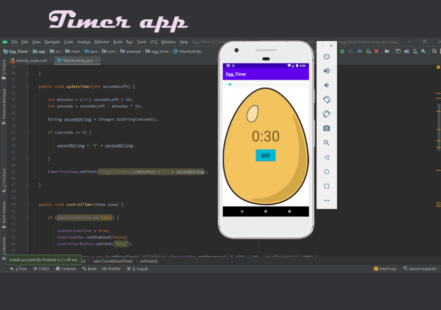 egg timer - feature