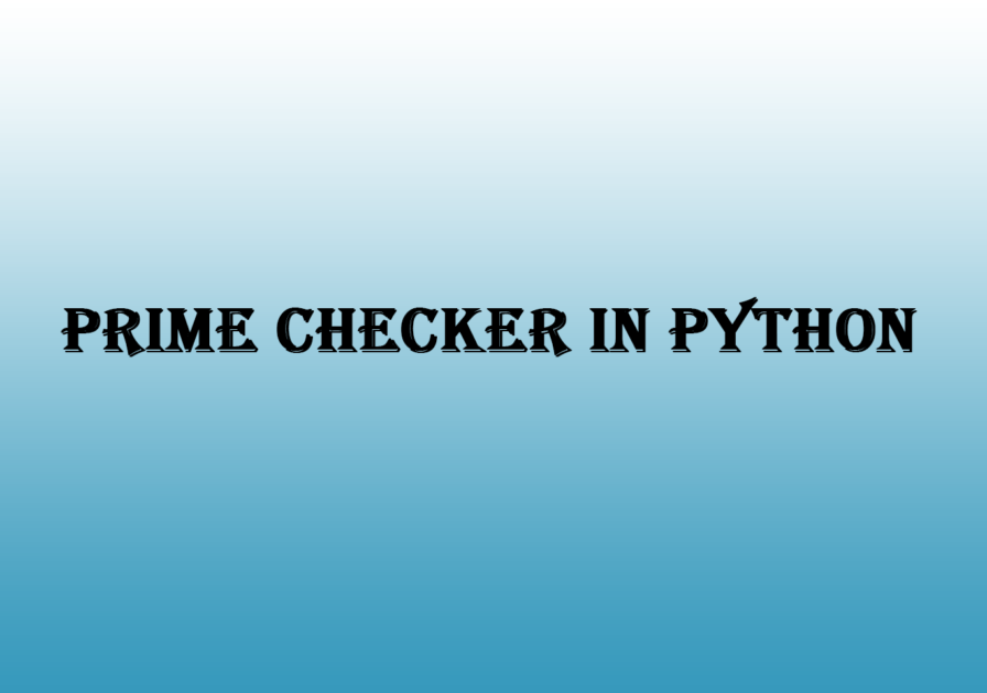 prime checker - feature