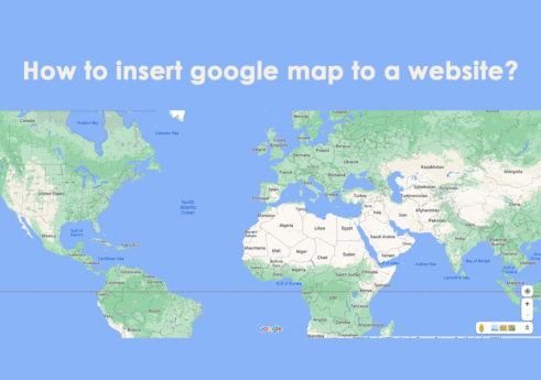 How to insert google map to a website?