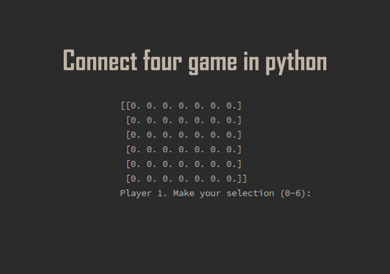 Connect dots game in python