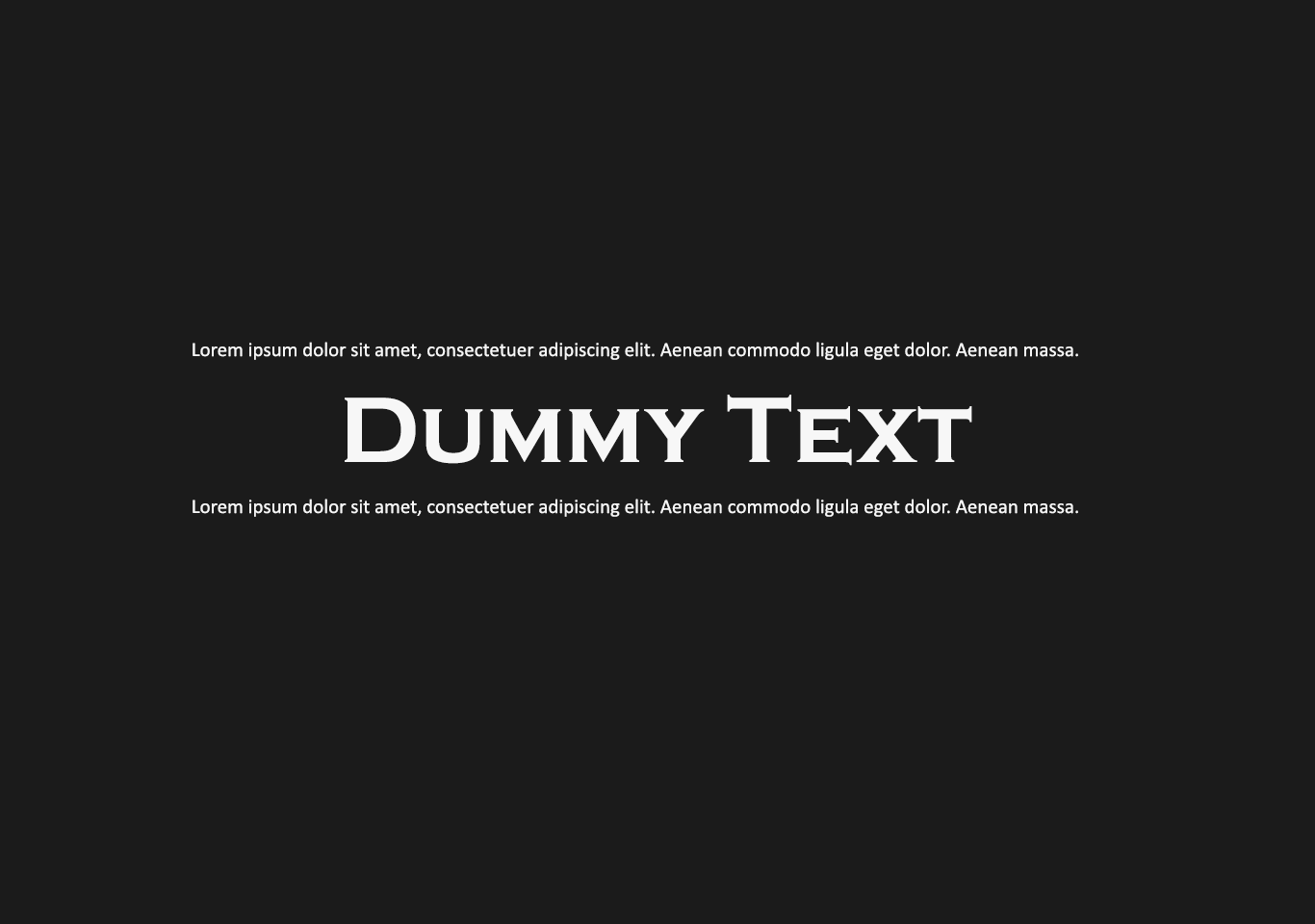 Dummy text
