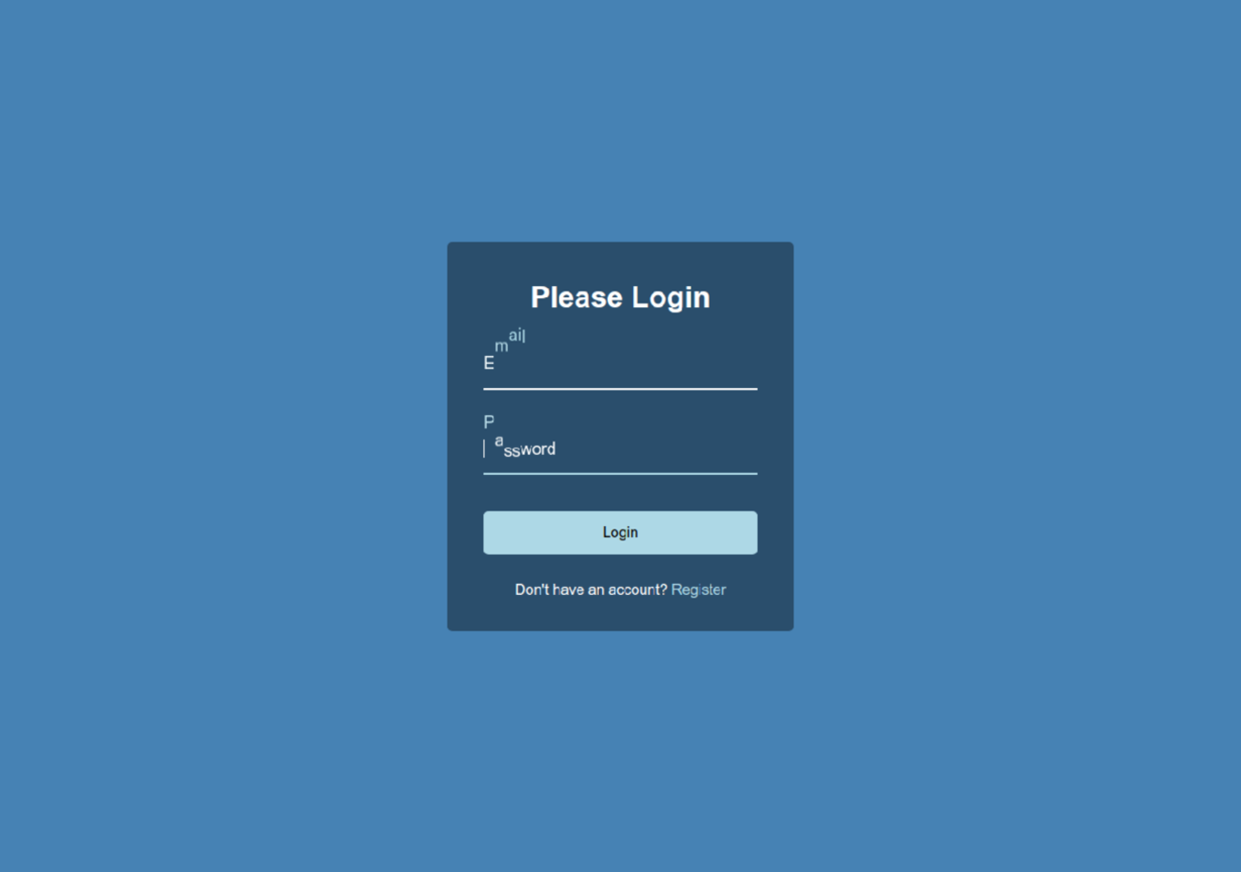 Form animation in HTML5 with source code