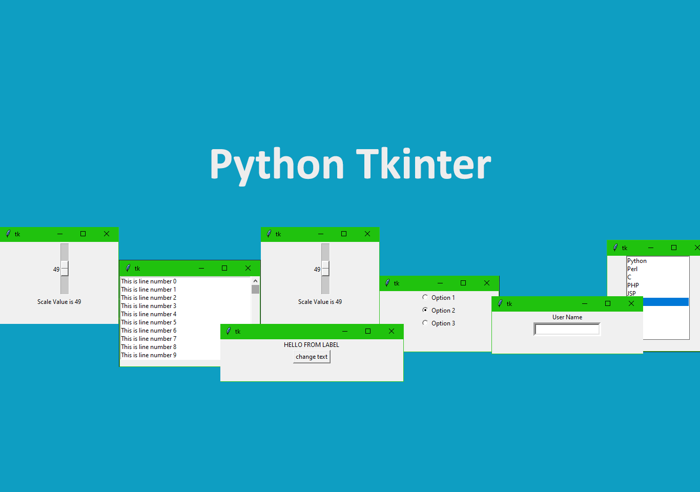 Python tkinter