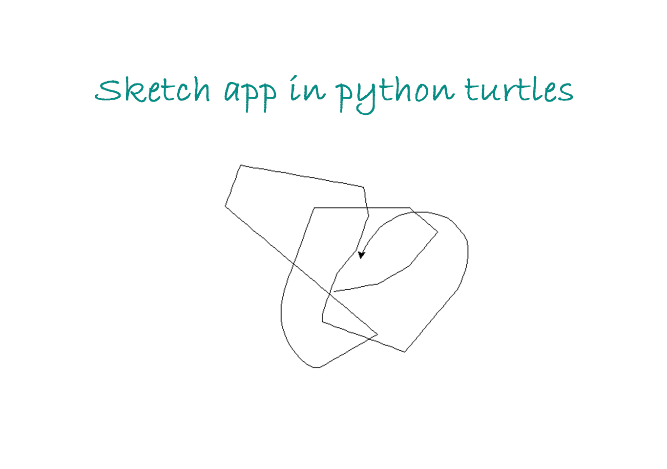 Sketch project in python with source code
