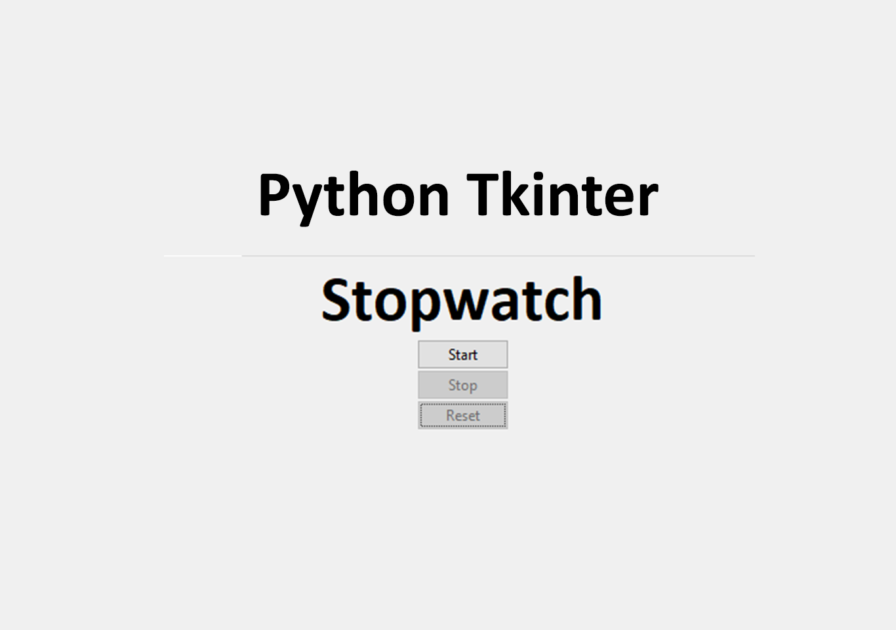 Python Stopwatch
