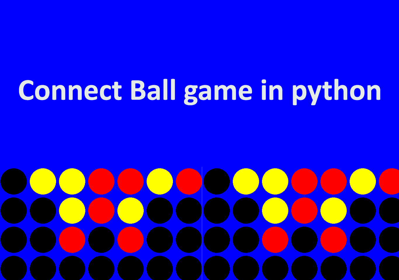 Connect ball game in python