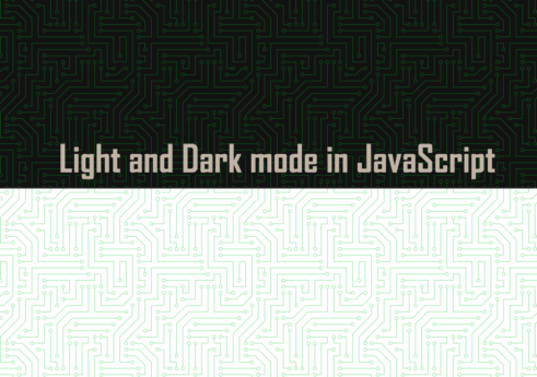Light and dark mode in JavaScript