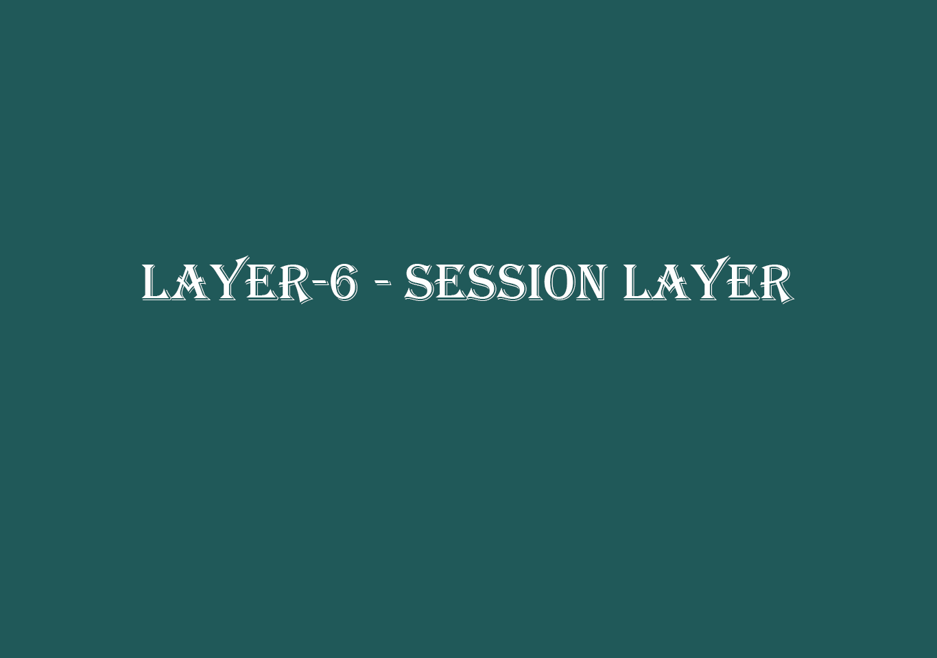 Session layer
