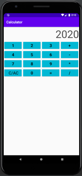 Calculator app img2