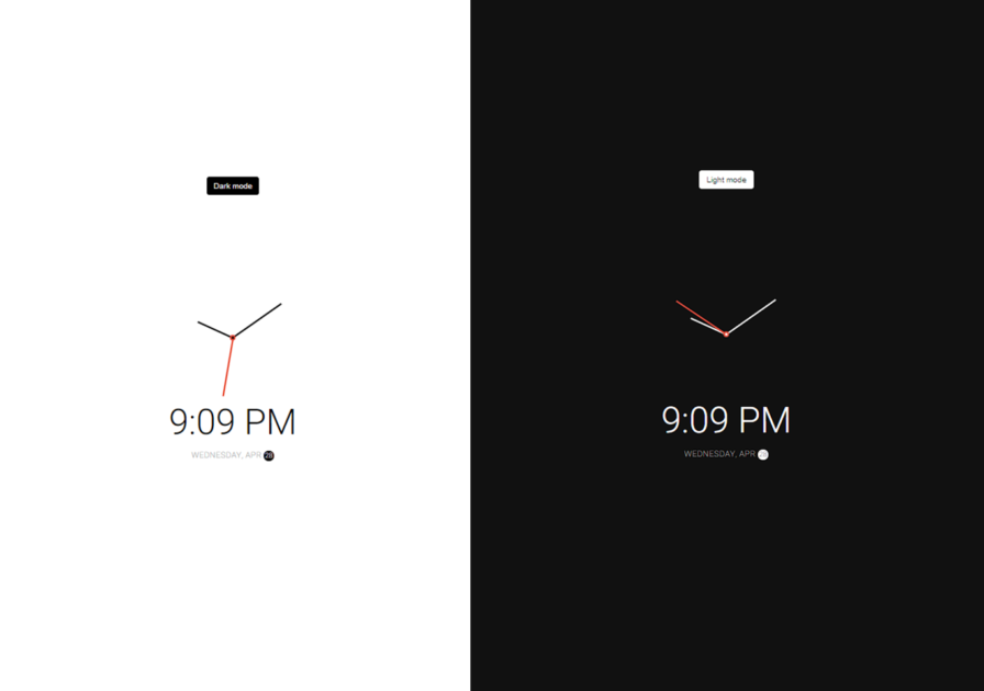theme clock