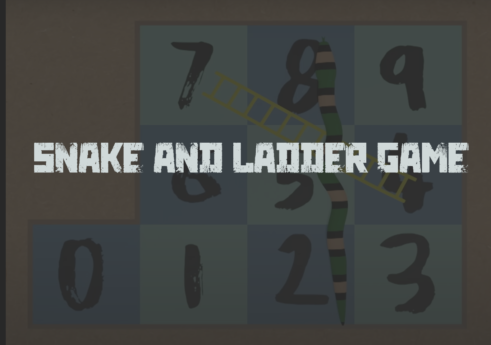 Snake and ladder game in C with source code