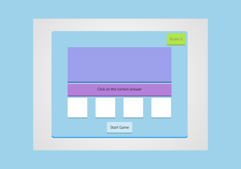 Math game in JavaScript