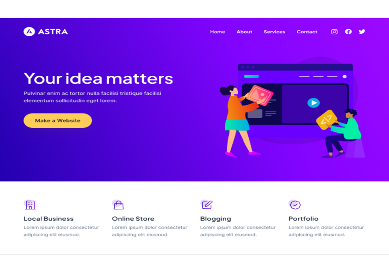 Astra WordPress theme