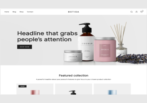 Botiga WordPress theme