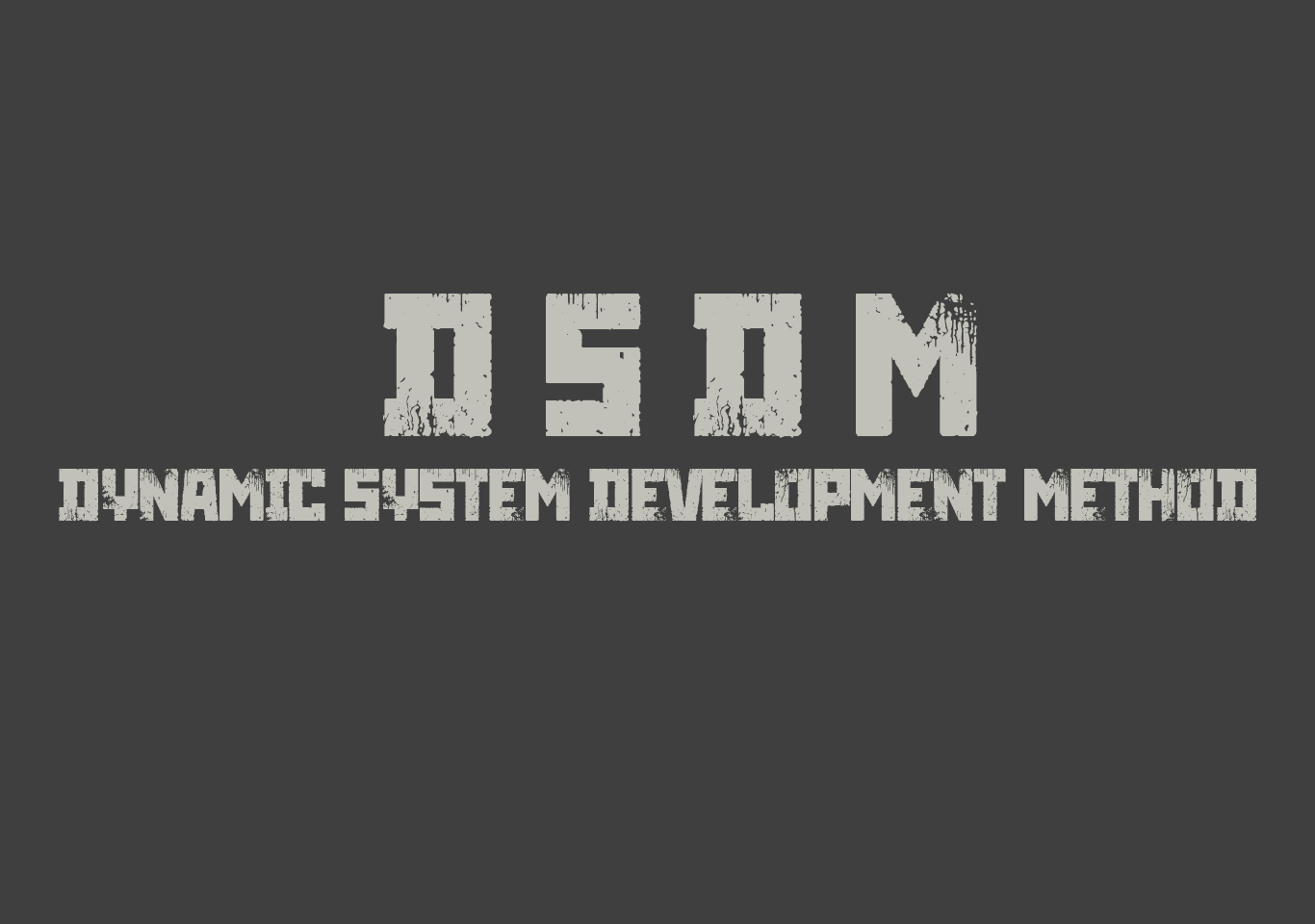 What is DSDM method?