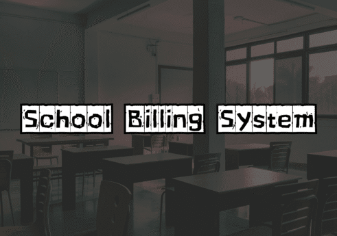 School billing system in C