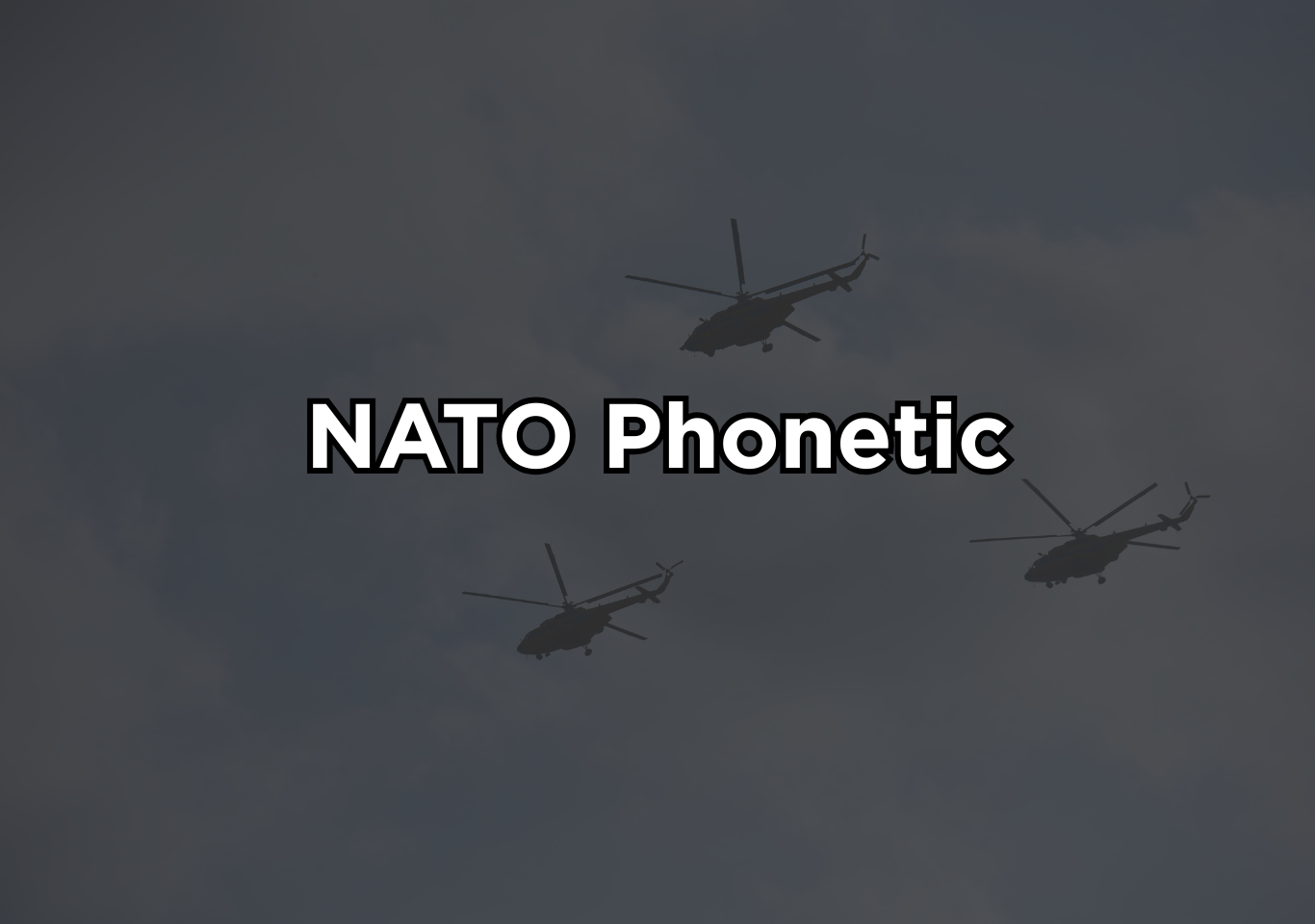 Nato phonetic in python