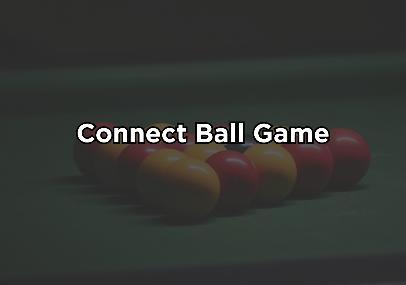Connect ball game in python