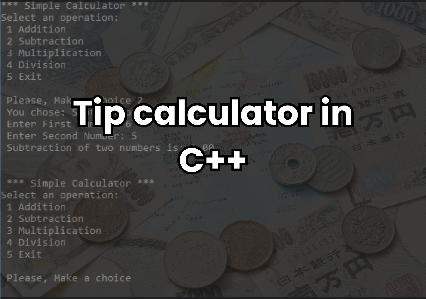 Tip calculator in C++