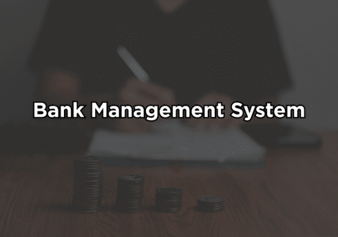 Bank management system in C