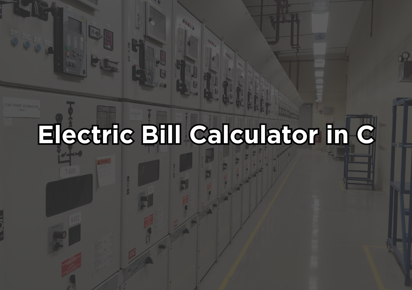 Electric bill calcualator in C