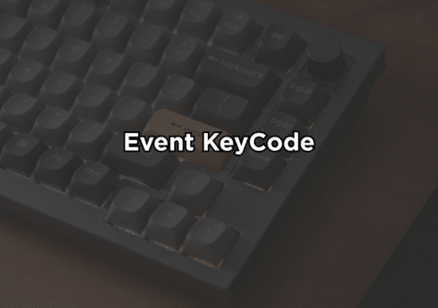 Event keycode in JavaScript