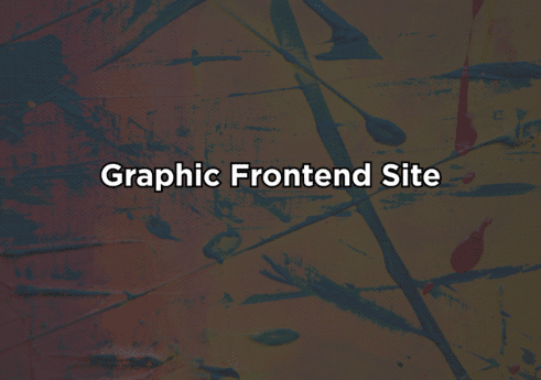 Graphic frontend site