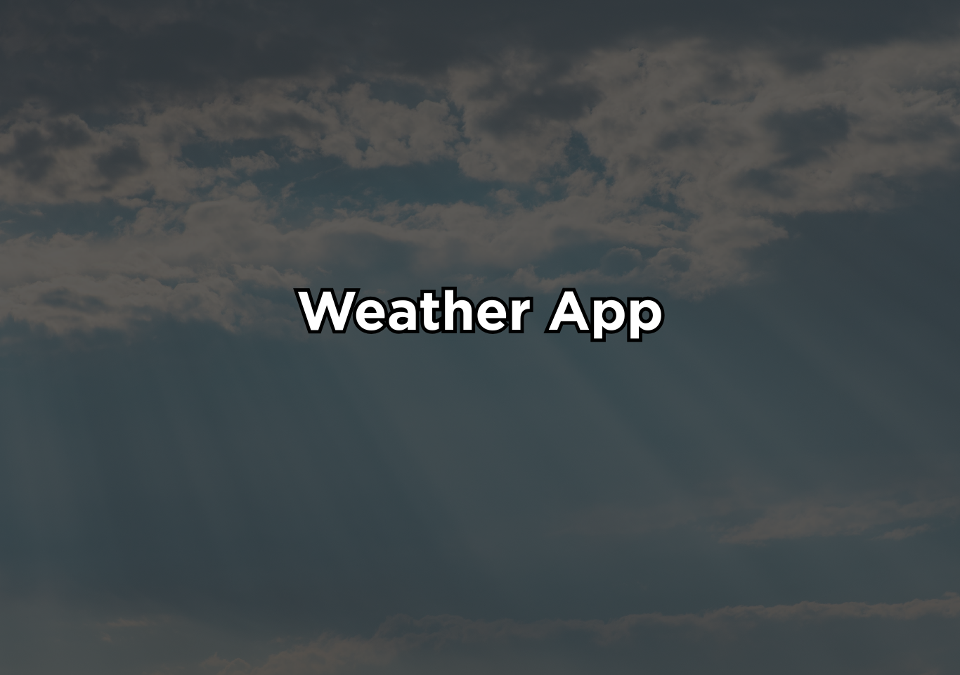 Weather app in android
