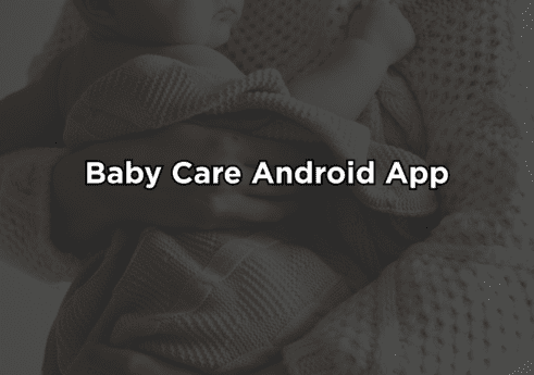 Baby care android app