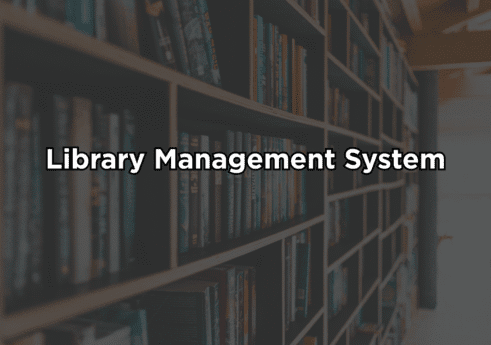 Library management system in C