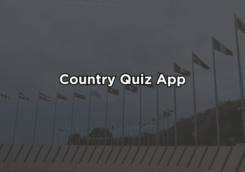 Country quiz android app