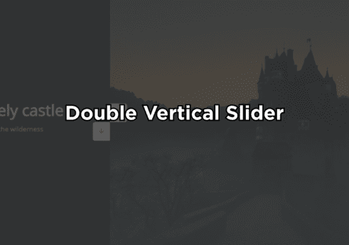 Double vertical slider in JavaaSsript