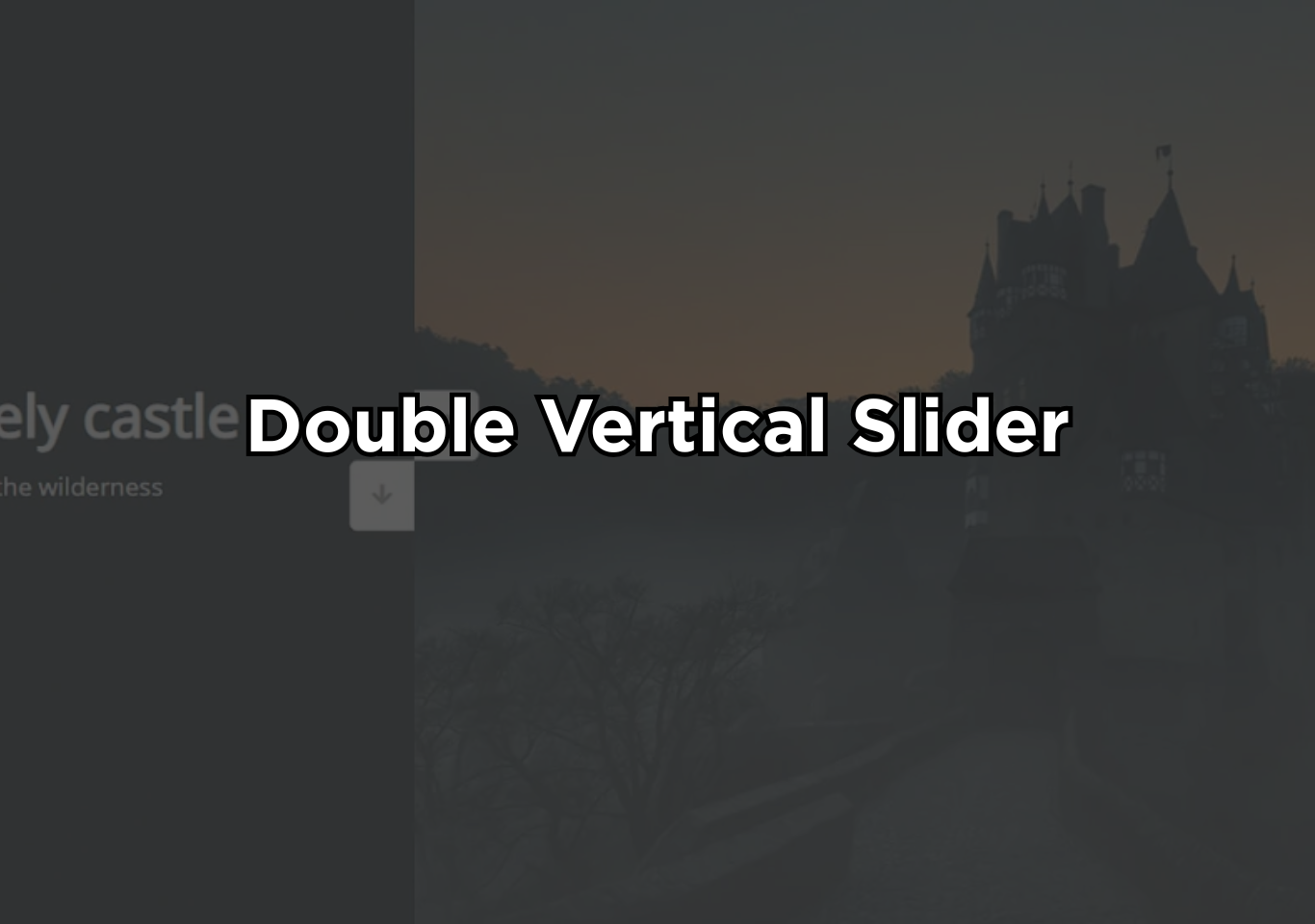 Double vertical slider in JavaaSsript