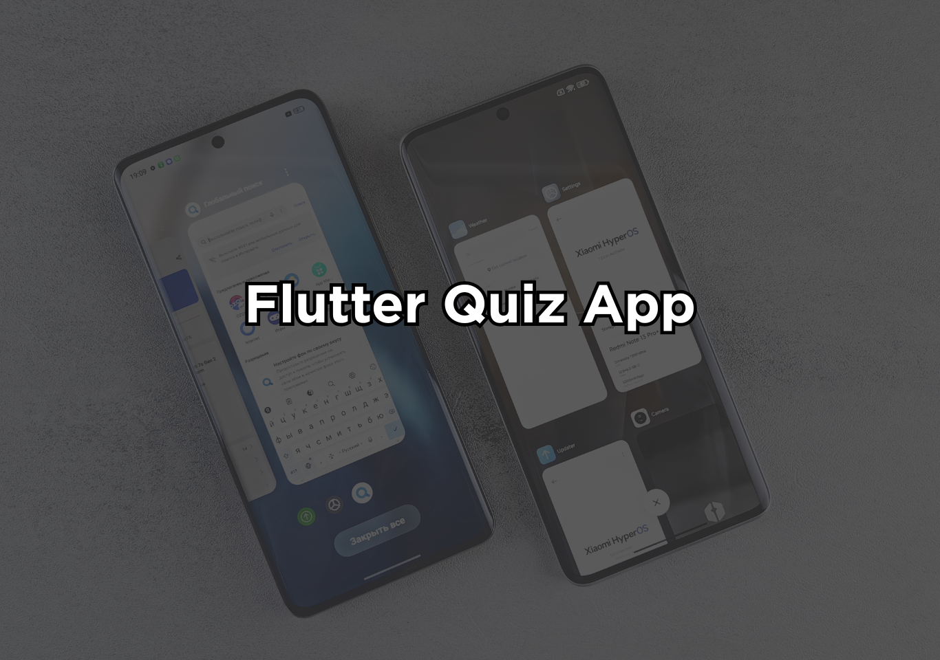 Flutter quiz app