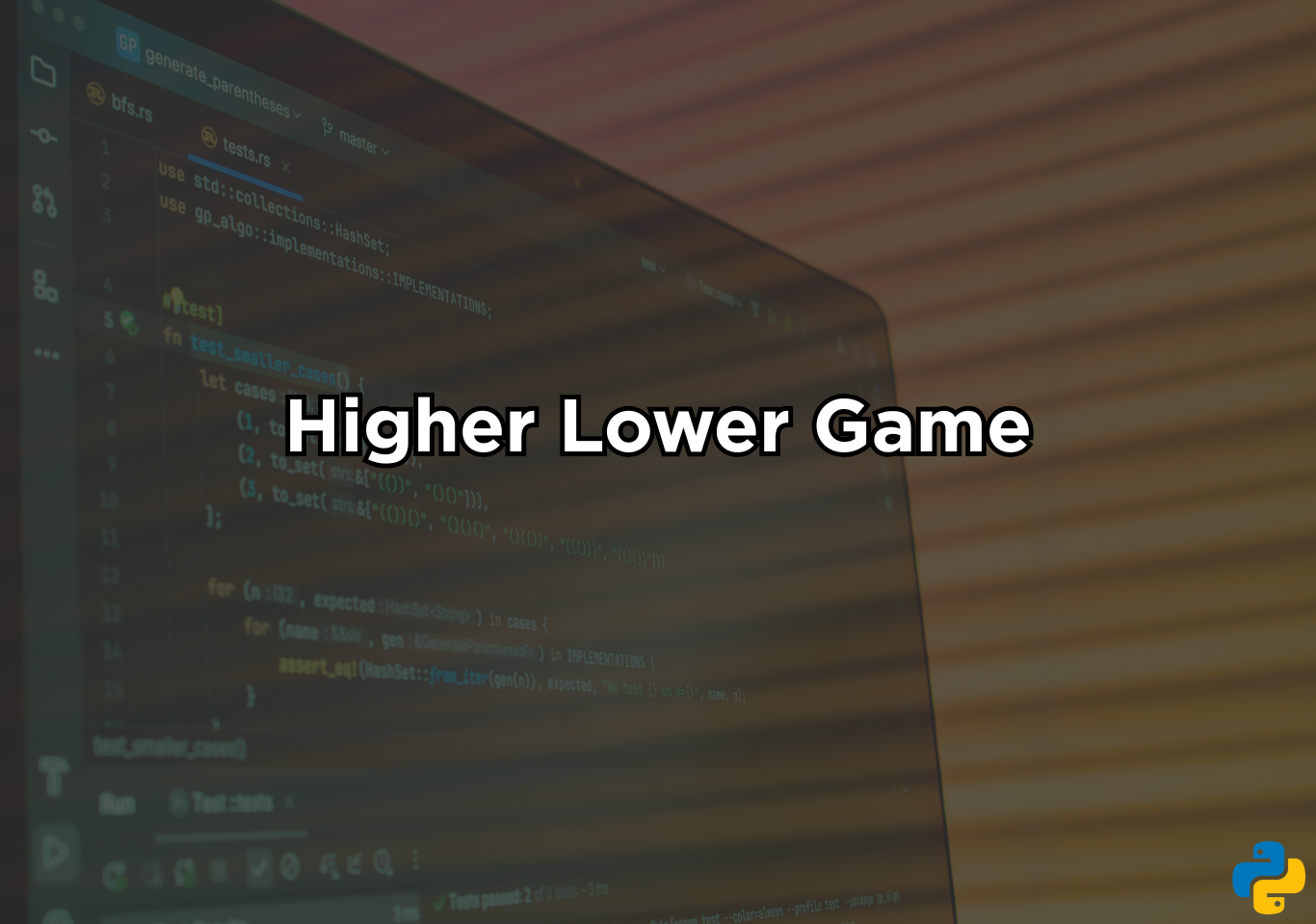 Higher lower game in python