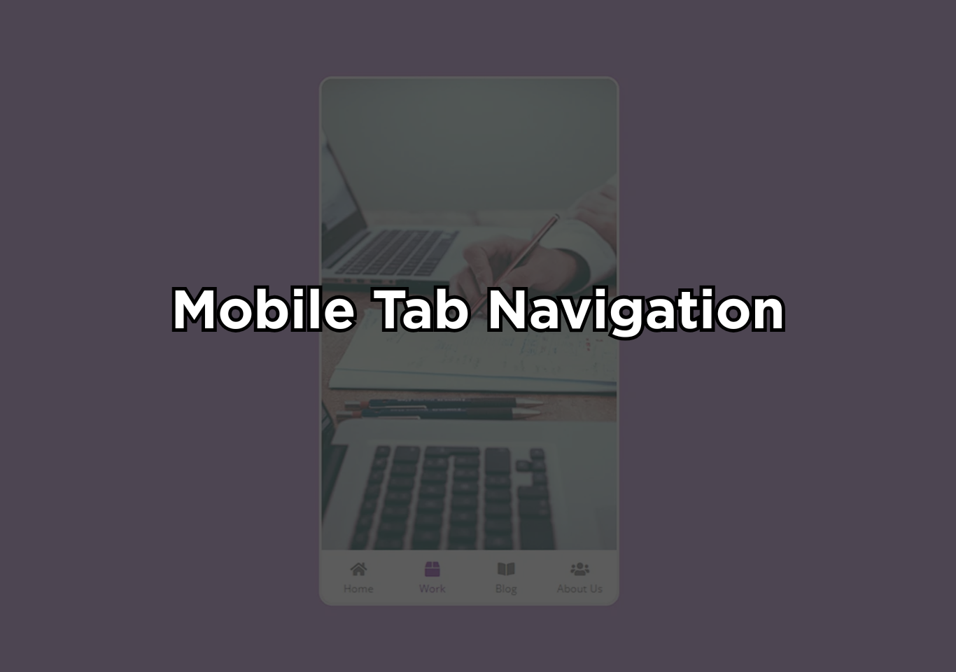 Mobile tab nav in JavaScript