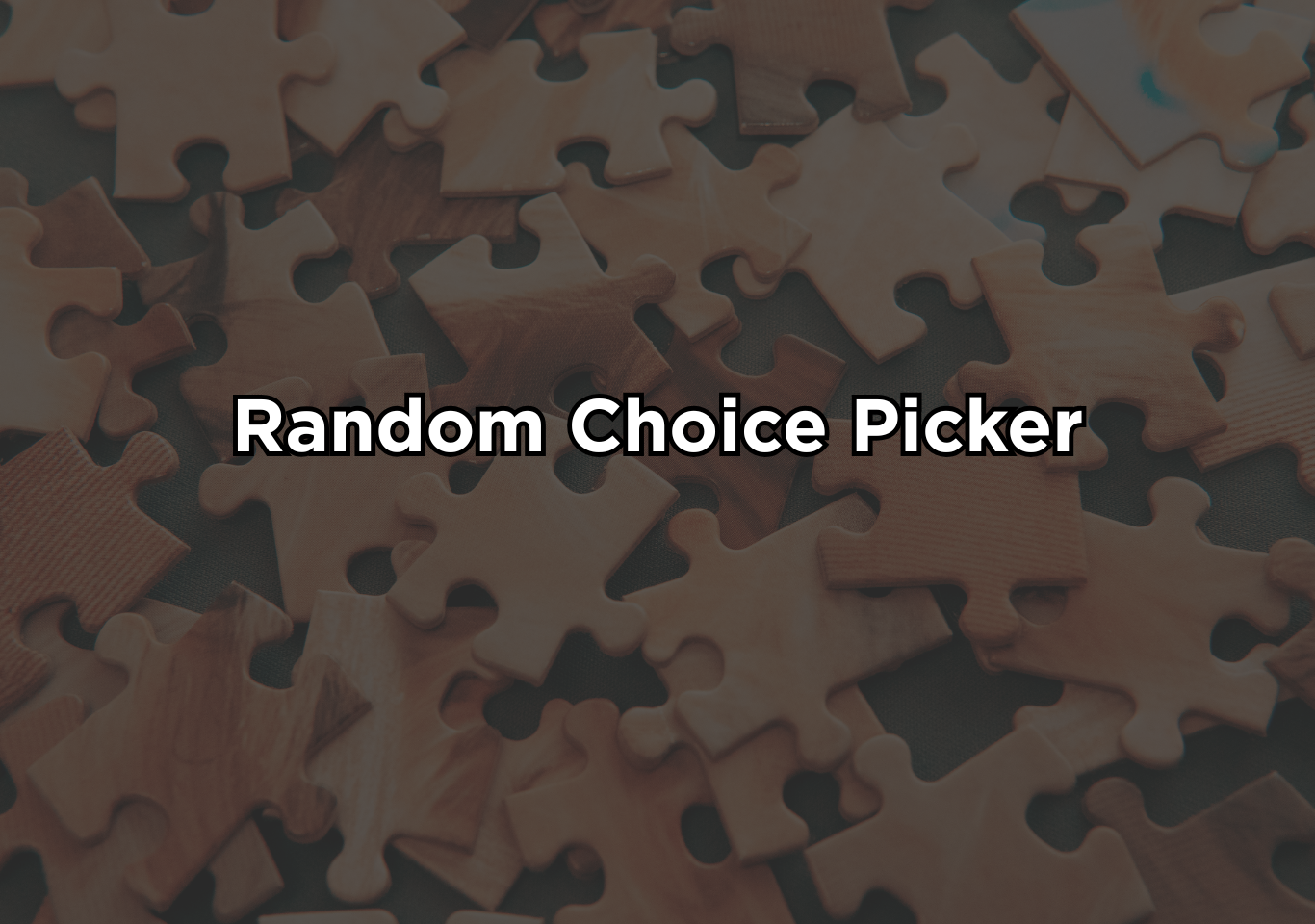 Random choice picker in JavaScript