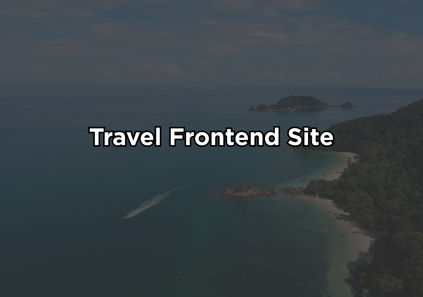 Travel frontend site