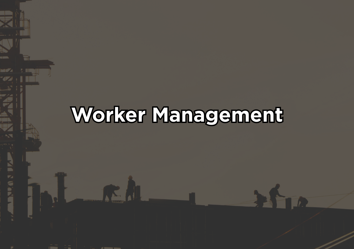 Worker management system in C