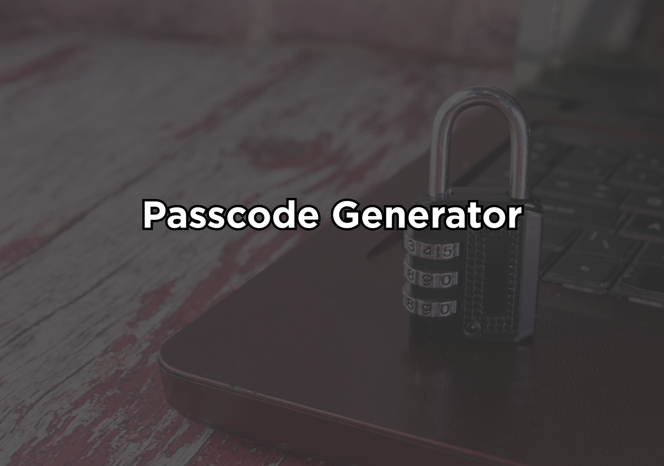 Passcode generator in python