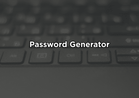 Password generator in JavaScript
