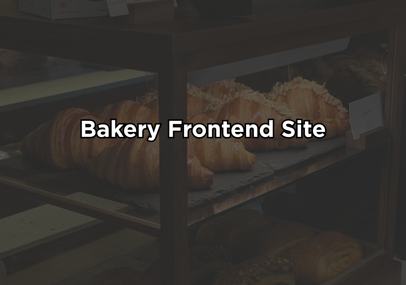 Bakery frontend site